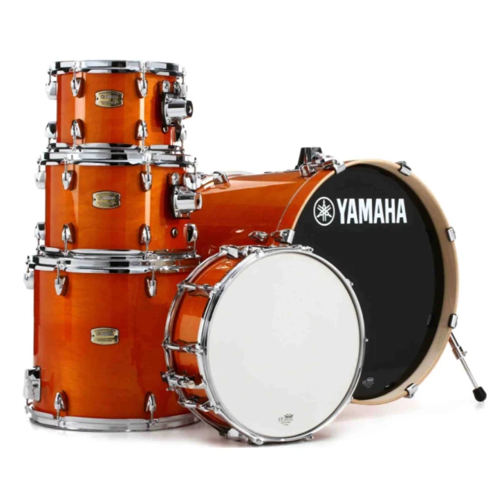 Yamaha - SBP0F57CR - Stage Custom Birch 5-Piece Drum Kit - w/Hardware - Cranberry Red