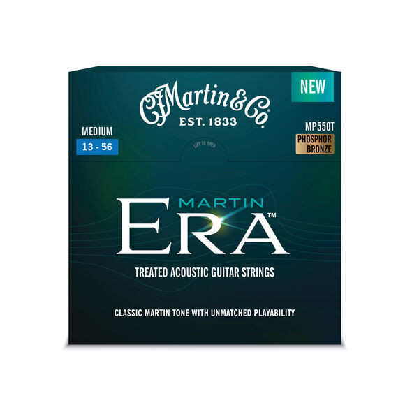 Martin - MP550T Era Treated - Acoustic Guitar String Set - Medium
