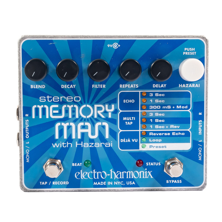 Electro-Harmonix Stereo Memory Man Harazai Pedal USED