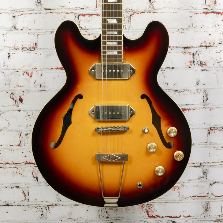 Epiphone 2022 Casino Semi-Hollow Electric Vintage Sunburst USED