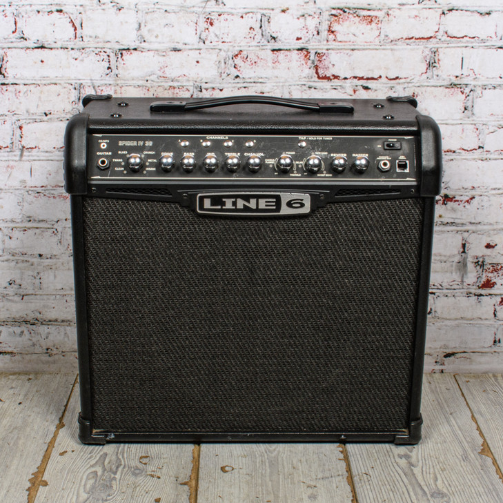 Line 6 - Spider IV 30 1x12" 30W Solid-State Guitar Combo Modeling Amplifier- USED