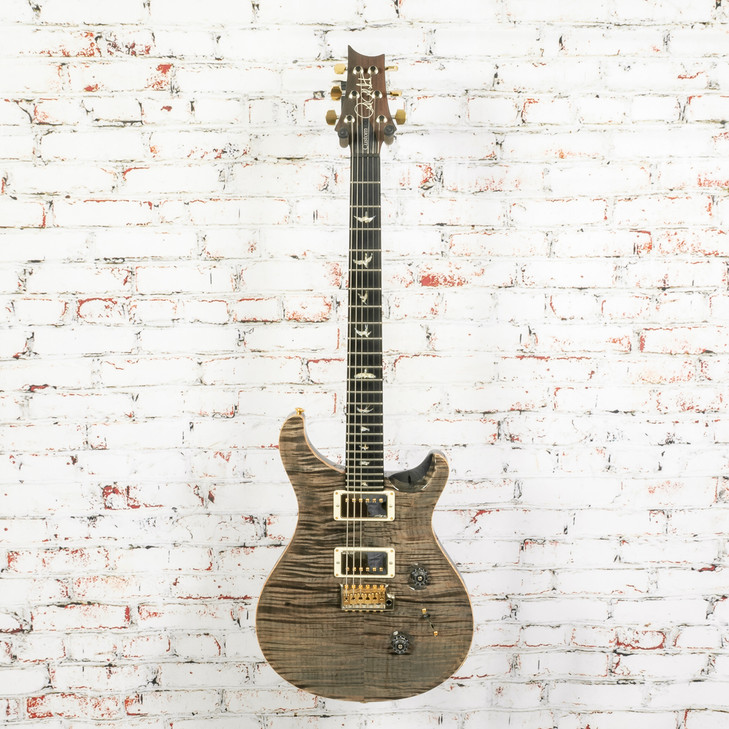 PRS - 2014 Wood Library Custom 24 10-Top Electric Guitar Charcoal w/OHSC - USED