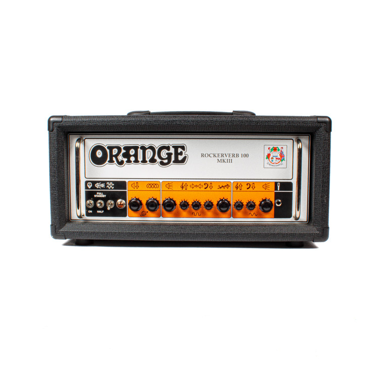 Orange Rockerverb 100 2-Channel 100W Tube Guitar Amplifier Head Black w/Cover & FSW USED