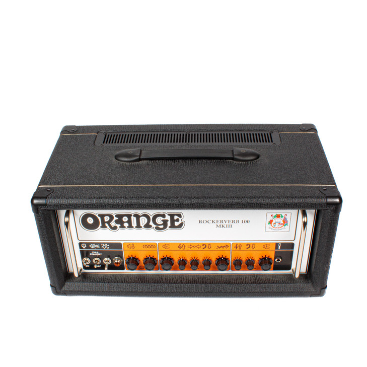 Orange - Rockerverb 100 - 2-Channel 100W Tube Guitar Amplifier Head - Black w/Cover & FSW USED
