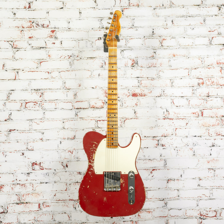 Fender - 2025 Custom Shop Limited Edition 50s Pine Esquire Electric Guitar Cimarron Red w/OHSC and COA - USED