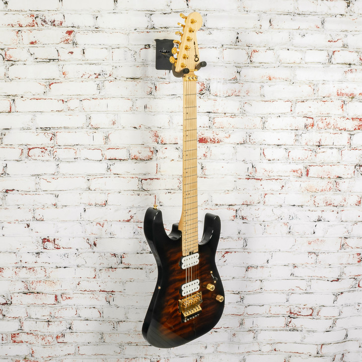 Charvel - 2018 Pro Mod DK24 HH FR M QM - Electric Guitar - Root Beer Burst - w/OHSC USED