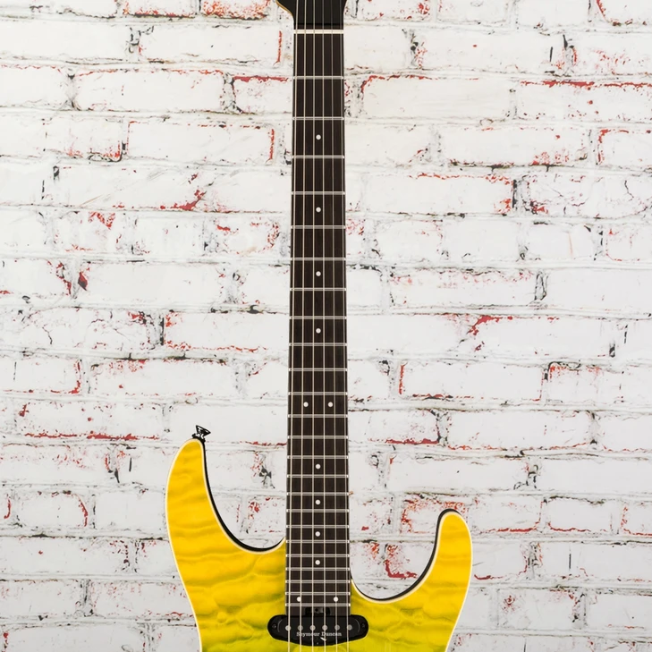 Charvel - Pro-Mod Plus Dinky DK24 HSS 2PT EB QM - Electric Guitar w/ Ebony Fingerboard - Zombie Fade - w/ Gigbag