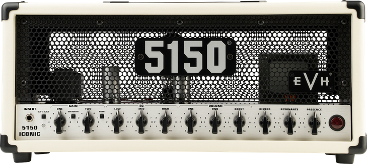 EVH - 5150 Iconic Series 15W 6L6 Amplifier Head - Ivory - w/ Footswitch
