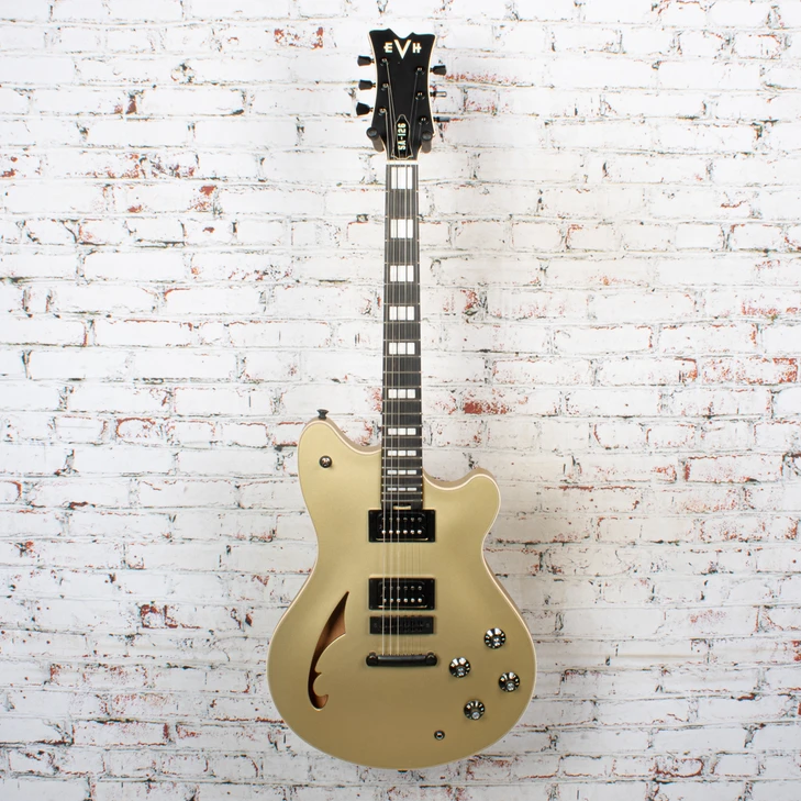 EVH - SA-126 Special - Semi-Hollow Electric Guitar w/ Ebony Fingerboard - Pharaohs Gold - w/ Hardshell Case