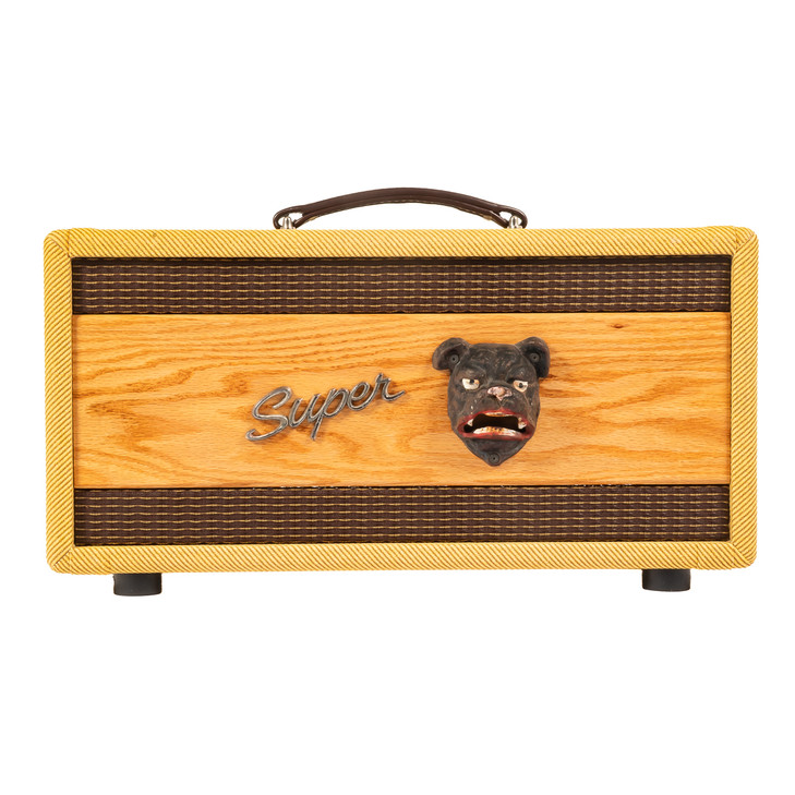 SuperDawg by Jim Nickelson of Lil Dawg Amps 8ohm 35W Tube Guitar Amplifier Head Tweed w/Cover USED