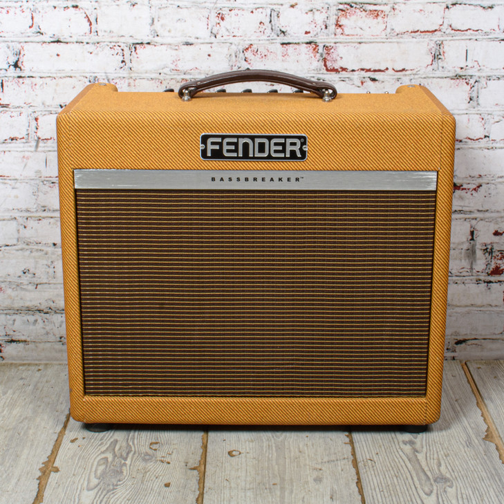 Fender - FSR Bassbreaker 15 - 1x12" 15W Tube Guitar Combo Amplifier - Tweed - USED