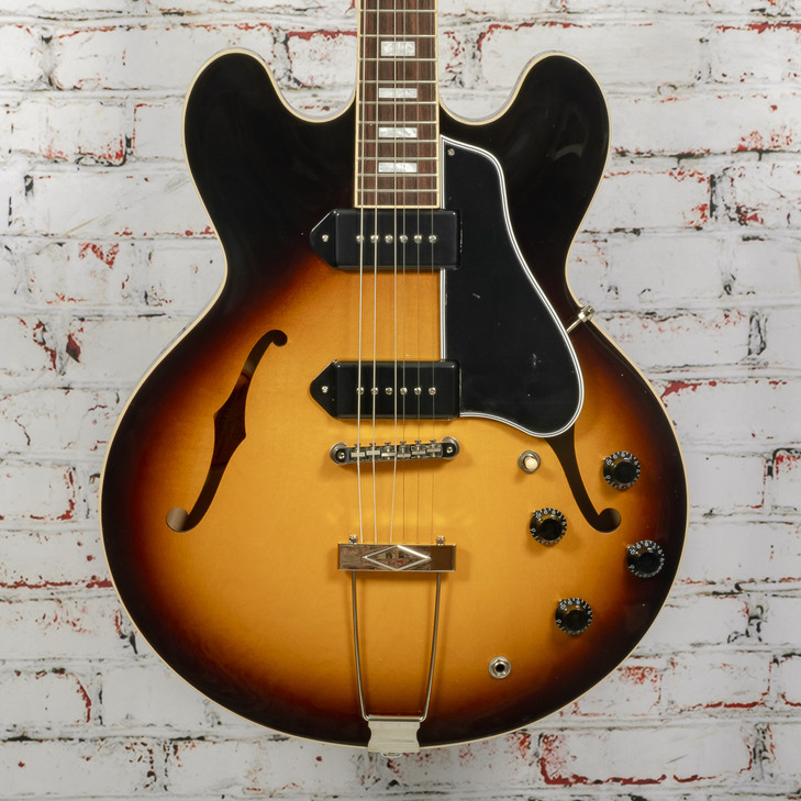 Gibson - ES-330 - Hollow Electric Guitar - Tobacco Burst - w/ Hardshell Case - x0006