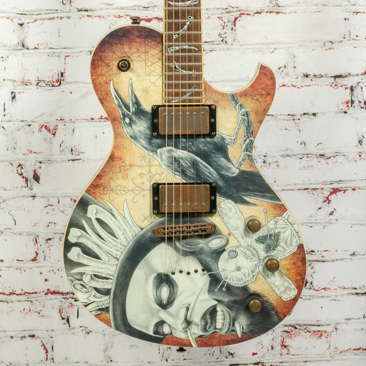 Schecter 2010 Diamond Series Solo-6 Zulu Electric Guitar Loa of the Dead w/Bag USED