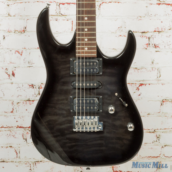 Ibanez GIO Series GRX70QA - Transparent Black Sunburst