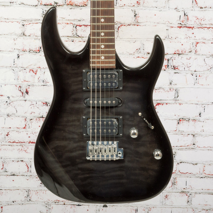 Ibanez GIO Series GRX70QA - Transparent Black Sunburst