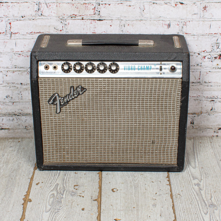 Fender 1978 Vibro Champ 1x10" 6W Tube Guitar Combo Amplifier w/Replaced Warehouse Speaker VINTAGE