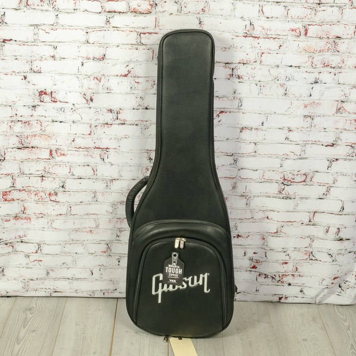 Gibson Padded Electric Guitar Bag Black Leather USED