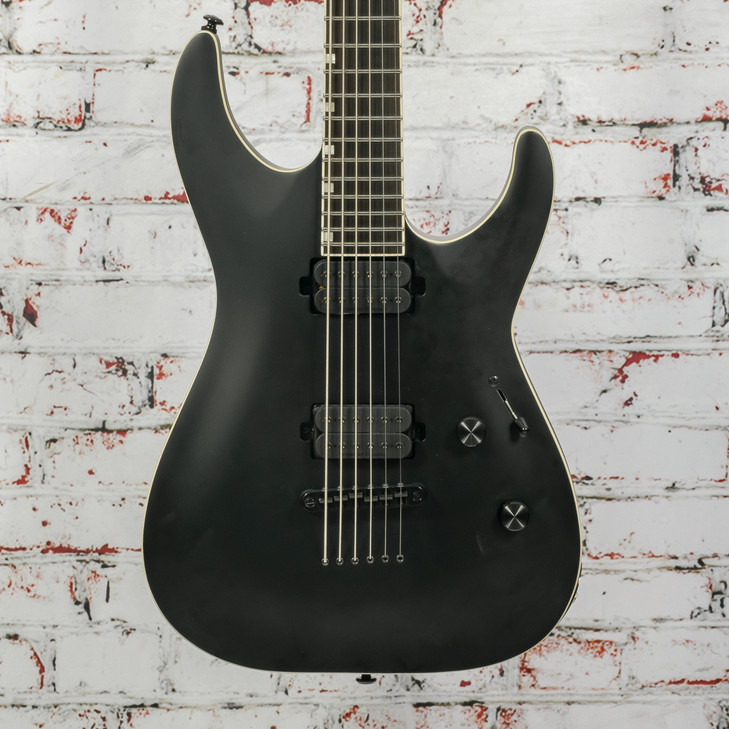 LTD 2024 MH1000B Baritone Electric Guitar Black Satin w/Bag USED