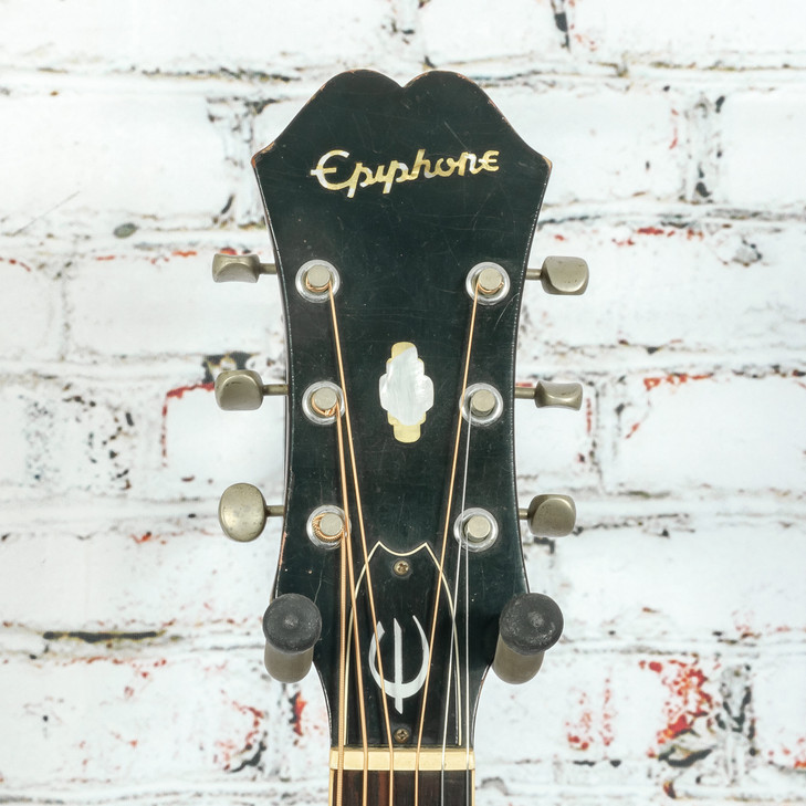 Epiphone - 1960s FT-90 El Dorado Square Shoulder Dreadnought Acoustic Guitar Natural with HSC VINTAGE (MMM123076)