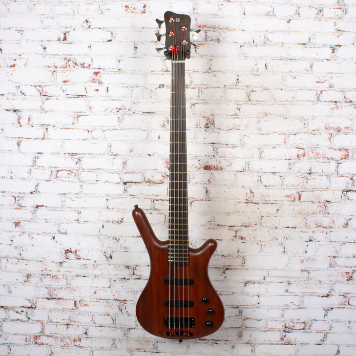 Warwick - Standard Corvette 5 String Electric Bass Guitar - Natural - USED