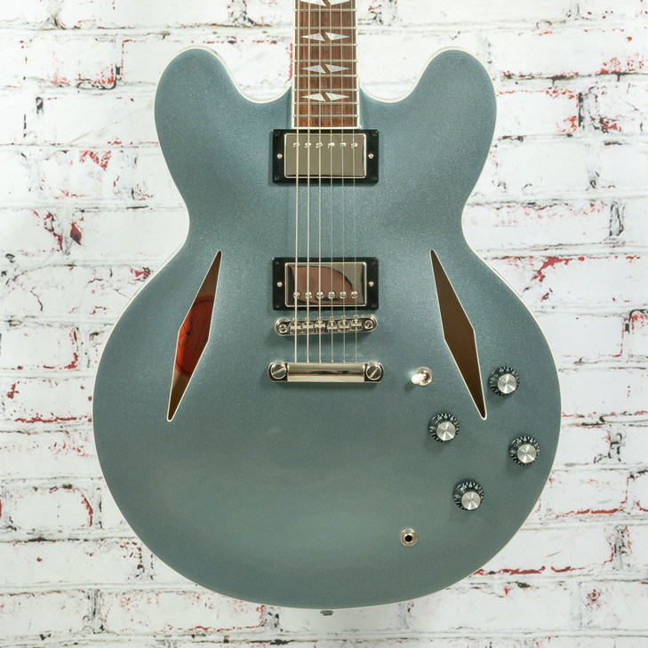 Epiphone 2023 Dave Grohl DG-335 Semi-Hollow Electric Guitar Pelham Blue w/OHSC USED