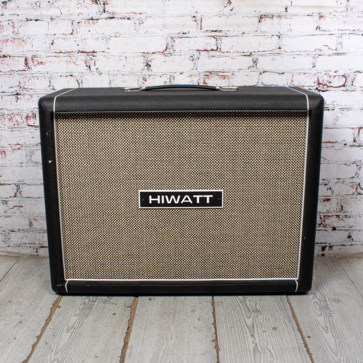 Hiwatt High-Gain HG212 8ohm 2x12" 150W Guitar Amplifier Extension Cabinet w/Jensen Tornado Special Edition Speaker Installed USED
