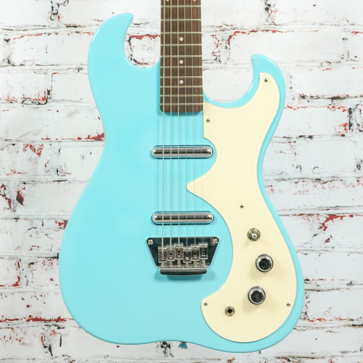 Silvertone 1449 Reissue Electric Guitar Daphne Blue w/HSC USED
