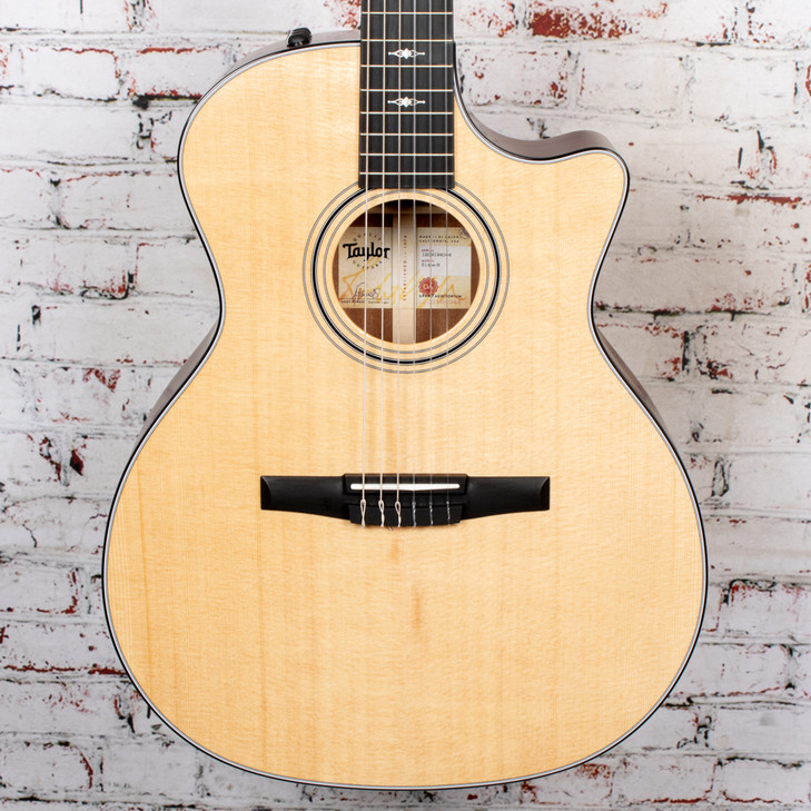 Taylor - 2024 314ce-N Nylon Acoustic Electric Guitar Natural  w/HSC - USED