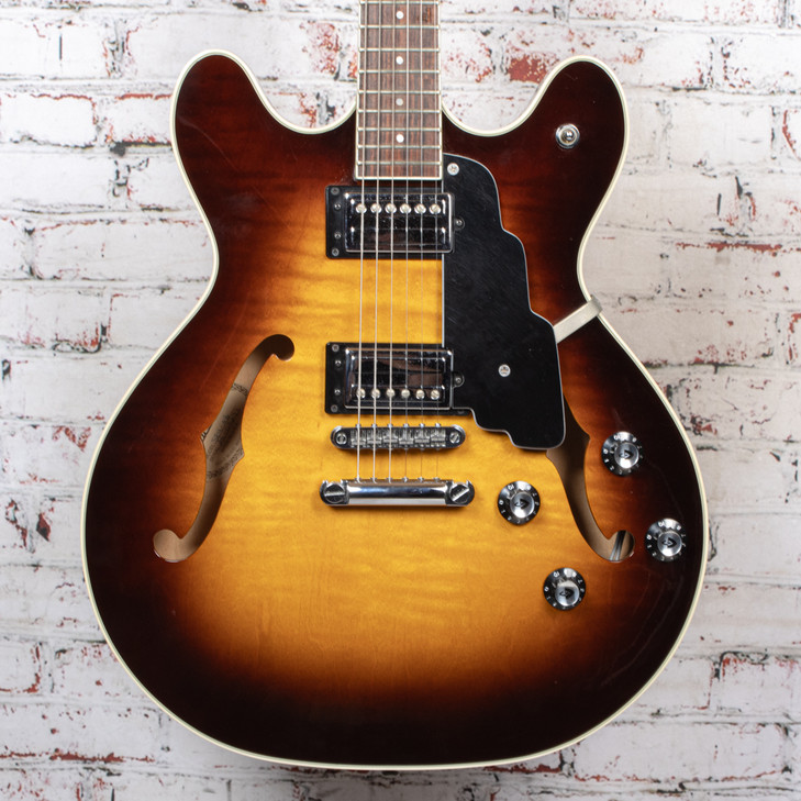 Guild - SF-4 Semi-Hollow Electric Guitar Antique Burst W/OHSC - USED