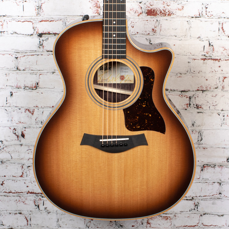 Taylor - 414ce Grand Auditorium Studio - Acoustic-Electric Guitar - Shaded Edgeburst - w/ Structured Gigbag - x6575