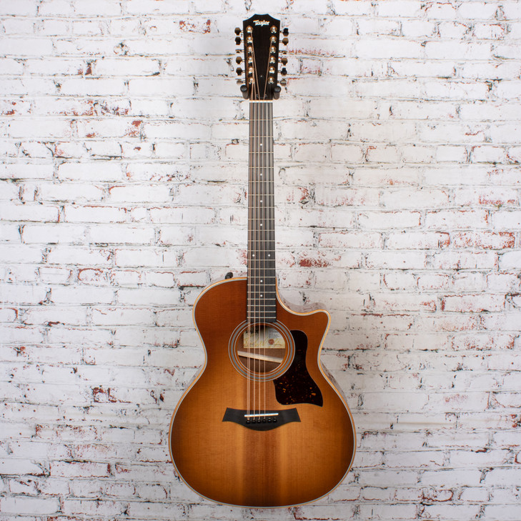Taylor - 354ce Studio Special Edition - 12-String Acoustic-Electric Guitar - Honeyburst - w/ Structured Gigbag - x6235