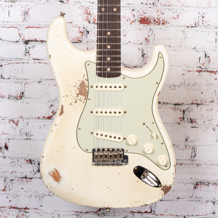 Fender - Custom Shop 1960 Stratocaster - Electric Guitar - Heavy Relic Aged India Ivory - with Custom Shop Hardshell Case - x0305 