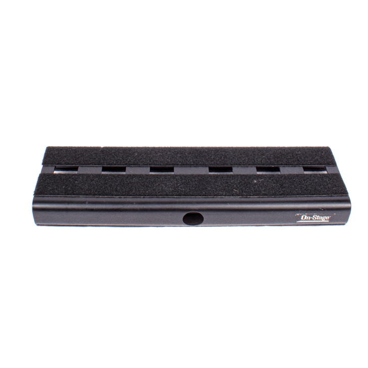 On-Stage - Compact Pedalboard 6"x19" - w/Bag & Cables - USED