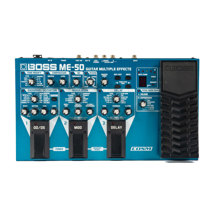 BOSS ME-50 Guitar Multi Effects Pedal USED