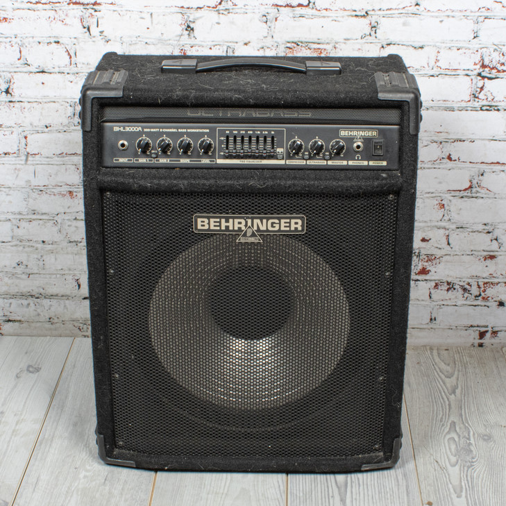 Behringer BXL3000a - 2-Channel 1x12" 300W Solid-State Bass Combo Amplifier - USED