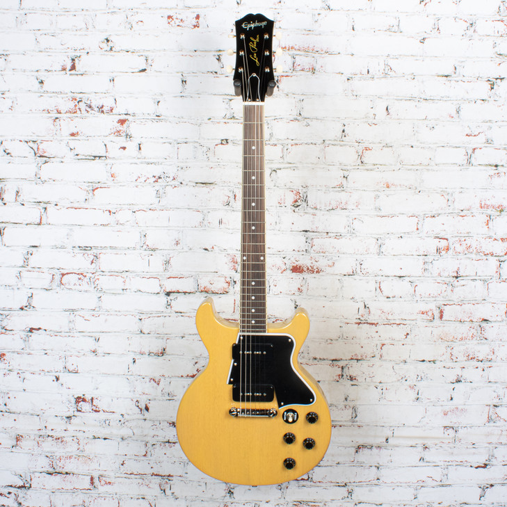 Epiphone - Les Paul Special Double Cut - Electric Guitar - TV Yellow - w/ Premium Gigbag