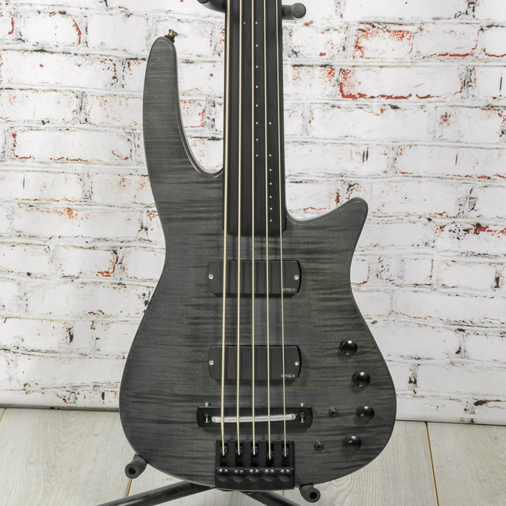 NS Design CR5 Radius Fretless Electric Bass Charcoal Satin w/Bag USED