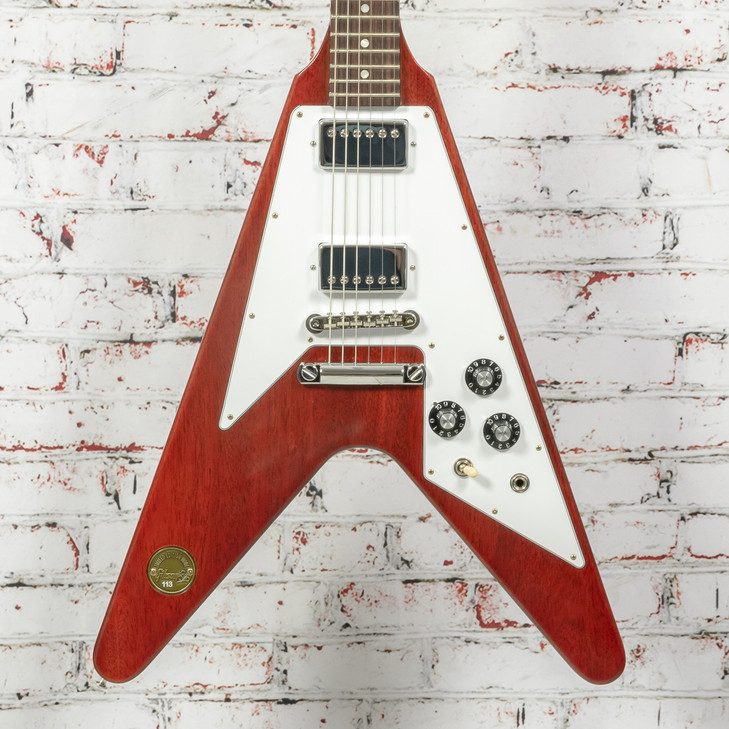 Gibson - Custom 1971 Flying V Medallion Reissue VOS - Electric Guitar - Medallion Cherry - w/ Hardshell Case - x0113