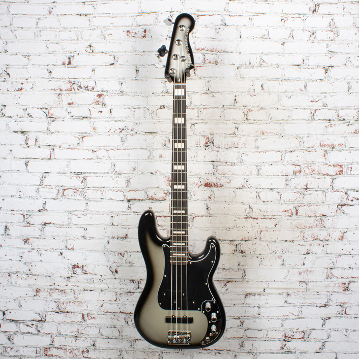 Fender - 2023 Troy Sanders Precision Bass Guitar - Silverburst - USED
