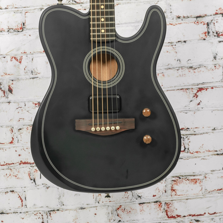Fender 2025 Acoustasonic Standard Telecaster Acoustic Electric Guitar Black w/HSC USEDFender 2025 Acoustasonic Standard Telecaster Acoustic Electric Guitar Black w/HSC USED
