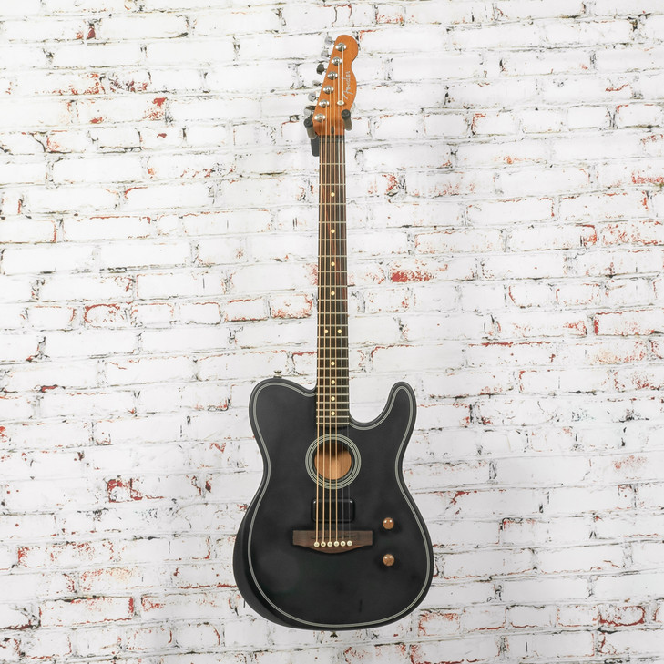 Fender - 2025 Acoustasonic Standard Telecaster Acoustic Electric Guitar Black w/HSC - USED