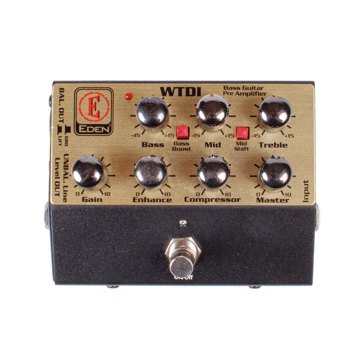 Eden - WTDI Bass Pre-Amp & DI Pedal w/Box & PSU - USED