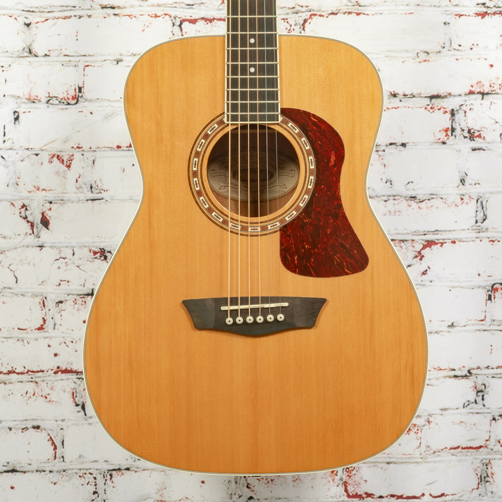 Washburn HF11S-O Heritage 10 Series Folk Acoustic Guitar Natural USED