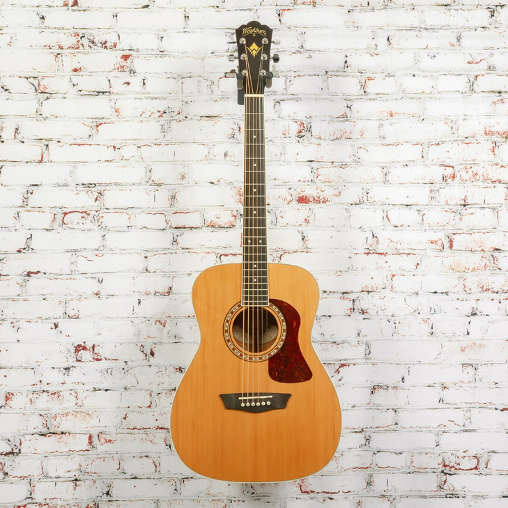 Washburn HF11S-O Heritage 10 Series Folk Acoustic Guitar Natural USED