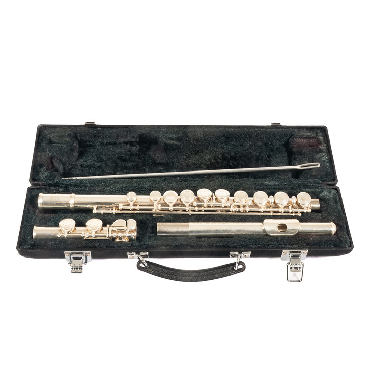 Yamaha 225S II Silver Flute MIJ w/Case USED