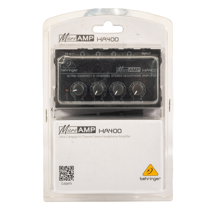 Behringer Micro Amp HA400 Headphone Amplifier NOS