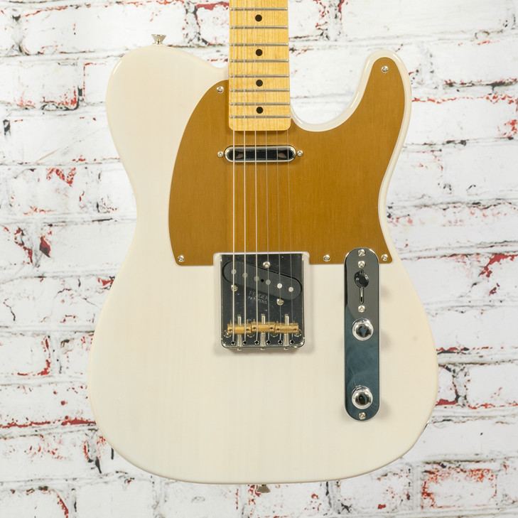 Fender 2023 JV Modified 50s Telecaster Electric Guitar White Blonde USED