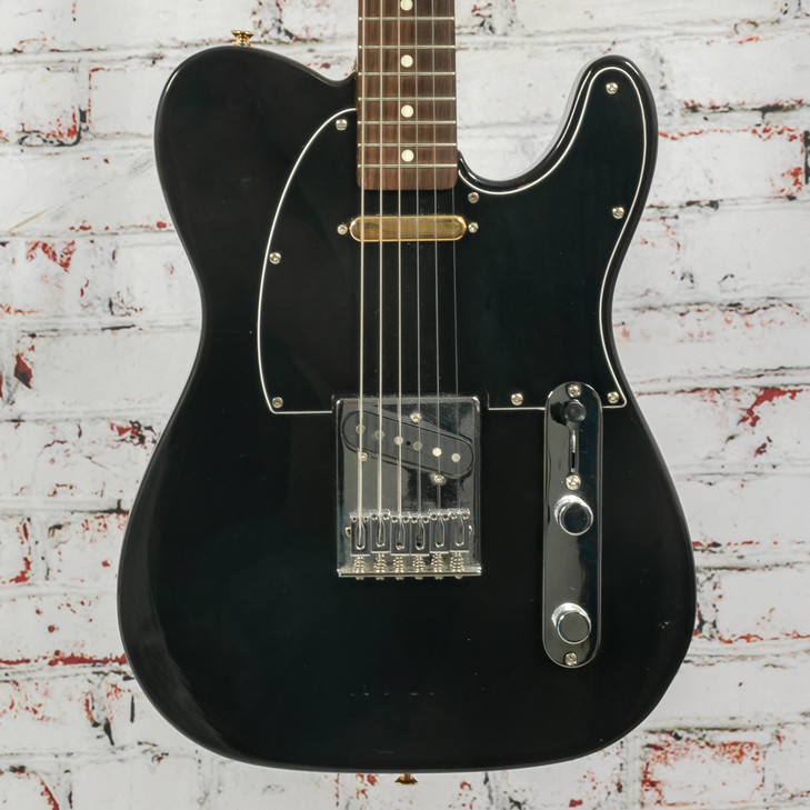Unbranded T Style Electric Guitar Black w/MIJ Traditional 60s Neck, MIM Standard Body, Fatpups Pickups USED