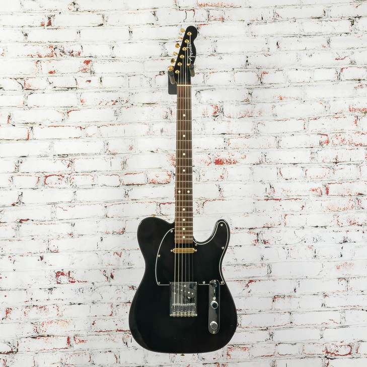 Unbranded - T-Style Electric Guitar Black w/MIJ Traditional 60s Neck, MIM Standard Body, Fatpups Pickups - USED