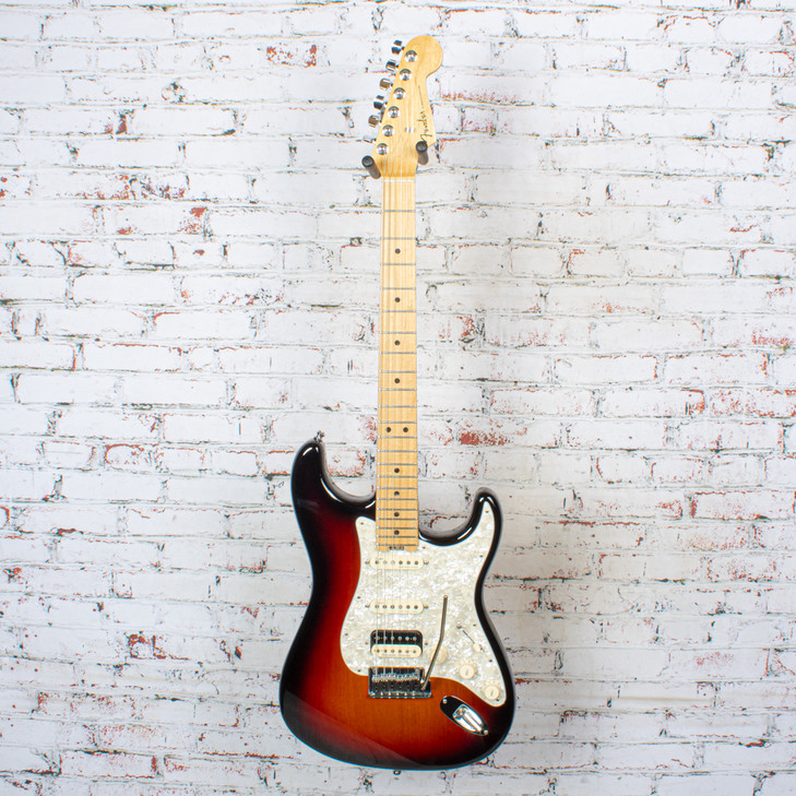 Fender - 2018 American Elite HSS Strat Shawbucker Electric Guitar - 3 Color Sunburst - w/OHSC and SD JB PUP USED
